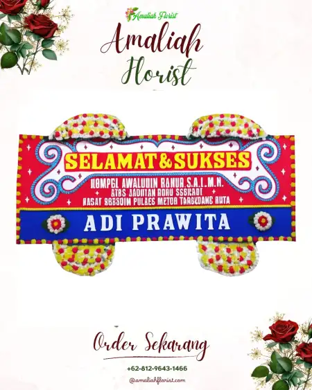 Papan Bunga Ucapan Selamat Gumul